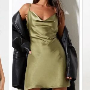 motel rocks satin dress